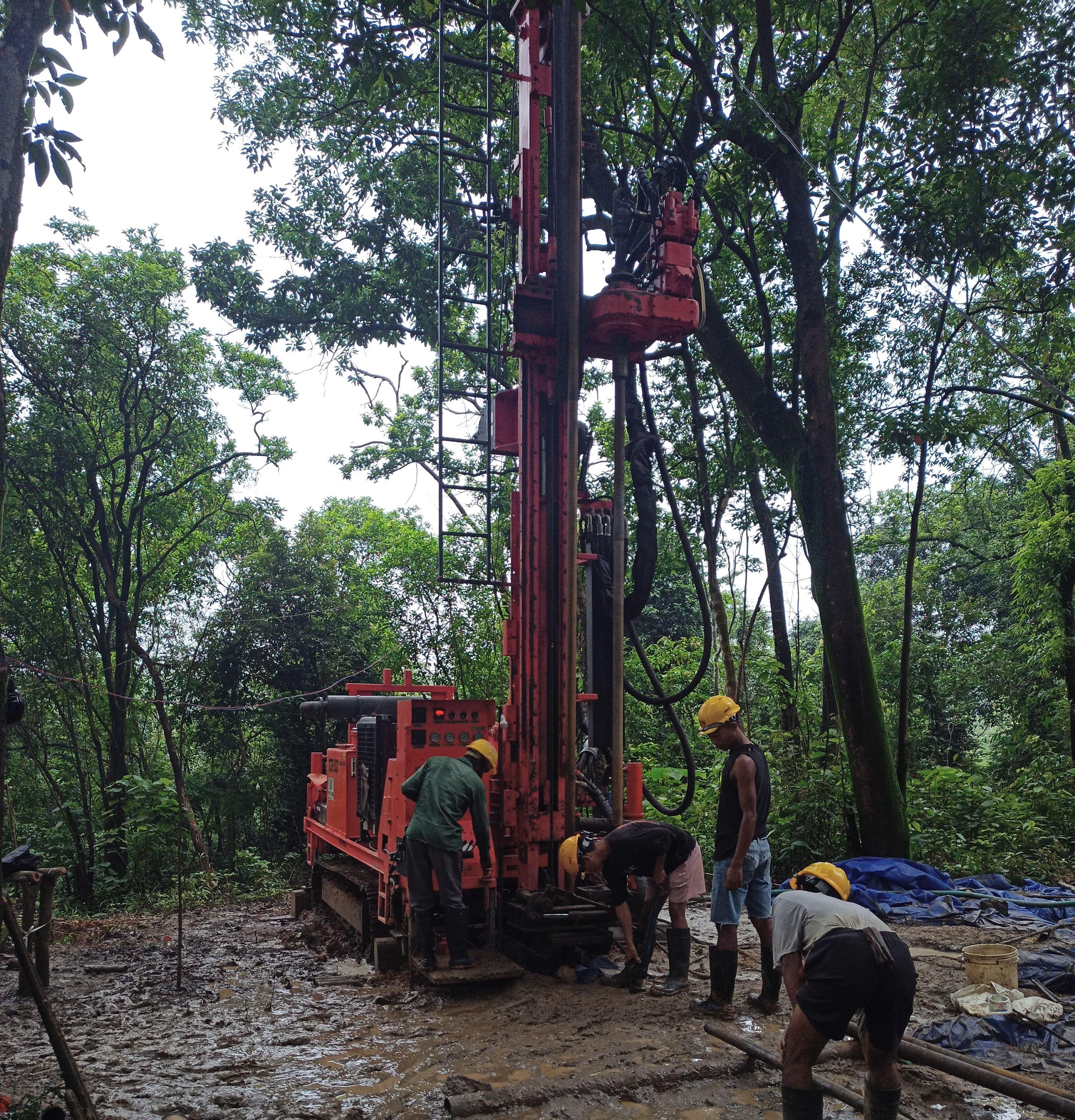 Team on site